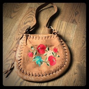 Vintage leather purse